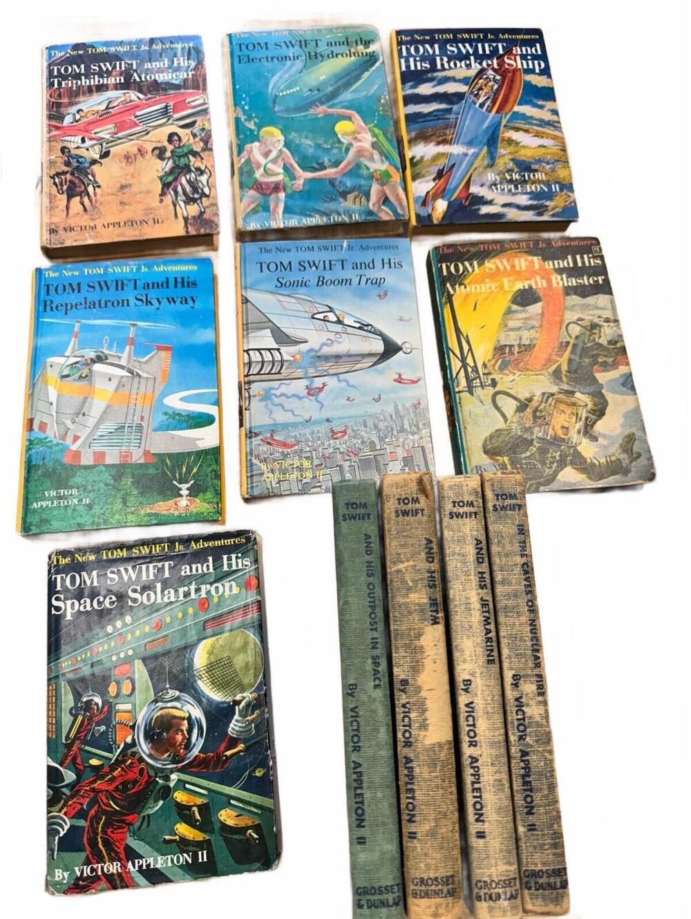 Tom Swift Jr Adventures Victor Appleton II Grosset & Dunlap 11 Book Lot